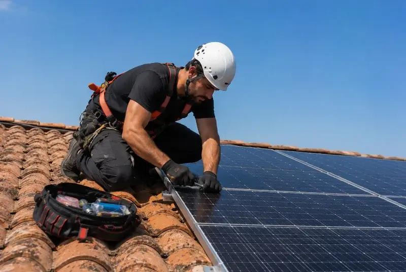 Maintenance et monitoring de panneaux solaires à Bouvignies