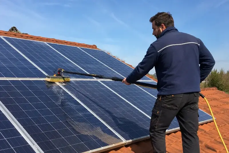 Nettoyage et entretien de panneaux solaires à Bouvignies