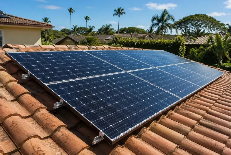 Installation de panneaux solaires à Bouvignies